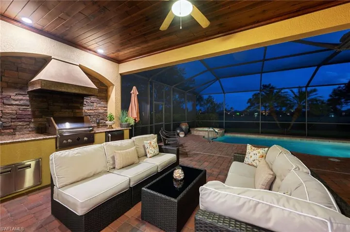 Outdoor Kitchen Night
