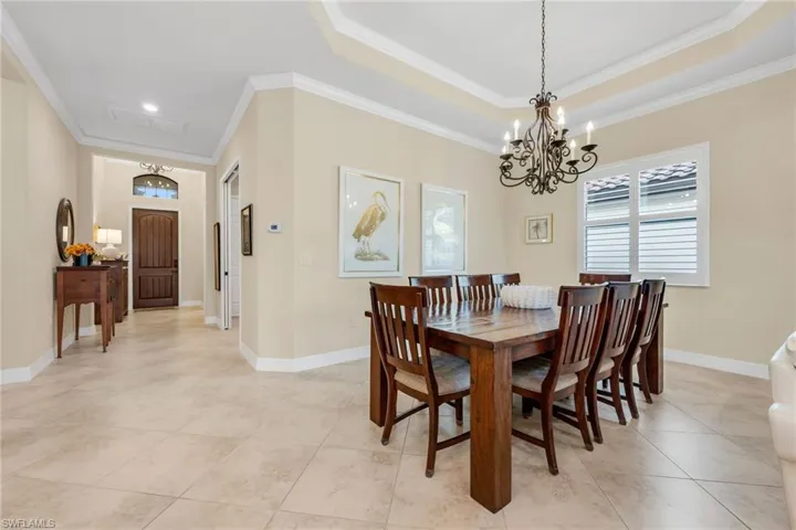 Foyer leading into Dining Area