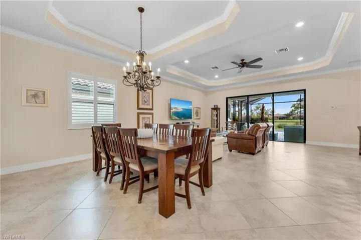 Dining Area leading into Great Room