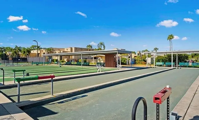 Surrounding community featuring a bocce ball area