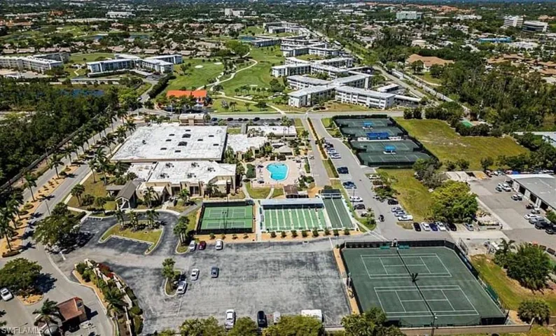Aerial view of property and surrounding area