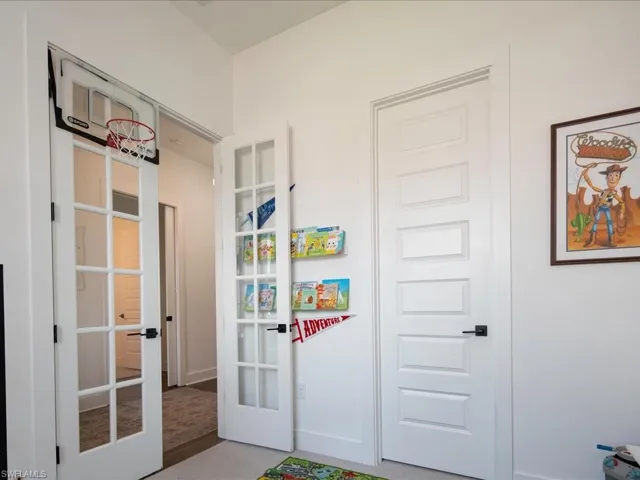 Doorway to outside featuring french doors