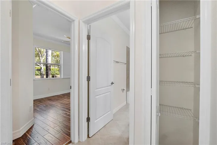 View of closet