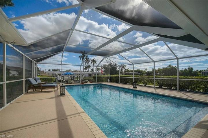 wide deck alongside the pool allows for lounging or maybe dancing !