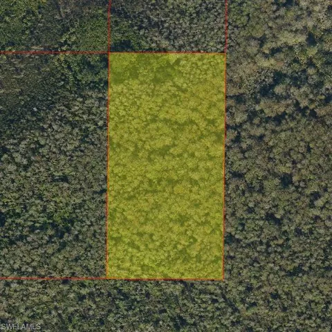Map / location with property parcel outlined