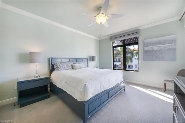 Primary suite with Marina views