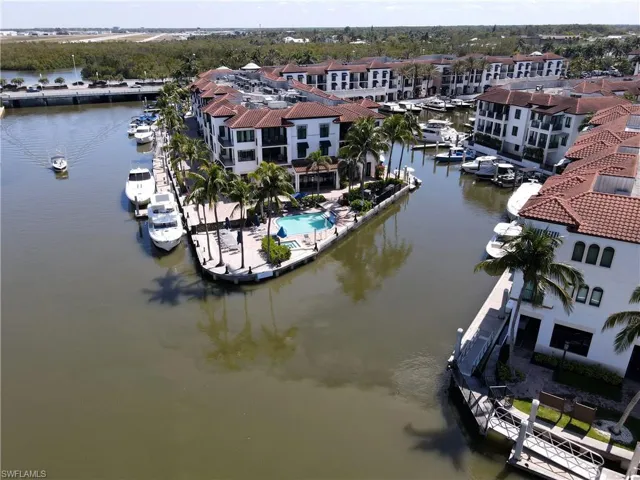 Bird's eye view of Naples Bay Resort Marina and The Pointe Residence II