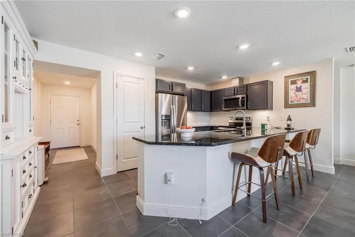 Open concept kitchen