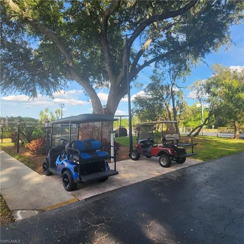 Golf Cart Parking By Pine Ridge Clubhouse