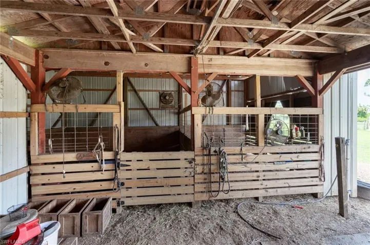 View of stable