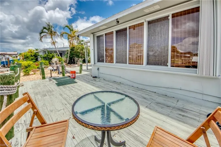 View of deck