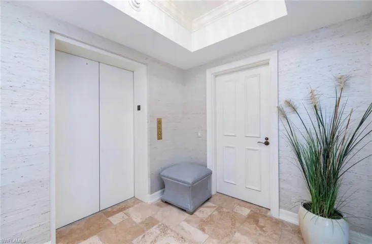 Private elevator entry