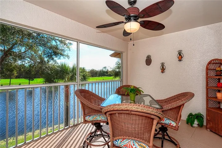 South facing lanai