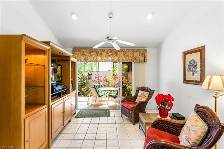 The family room is large enough to be a second living room, or provides excellent office space without sacrificing a guest room.