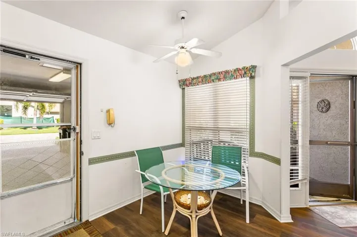 The spacious kitchen even has room for a breakfast nook (or more cabinets!).