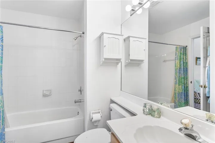 Guest bathroom can be accessed directly from the entrance hallway and from the guest bedroom, so it's easy for all your guests to use.