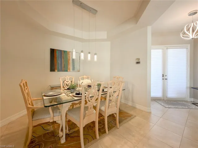 Formal dining for those special occasions