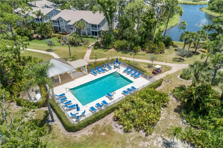 This pool is located just a short walk from the unit.