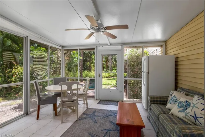 Unit provides a seamless transition from indoor to outdoor living.