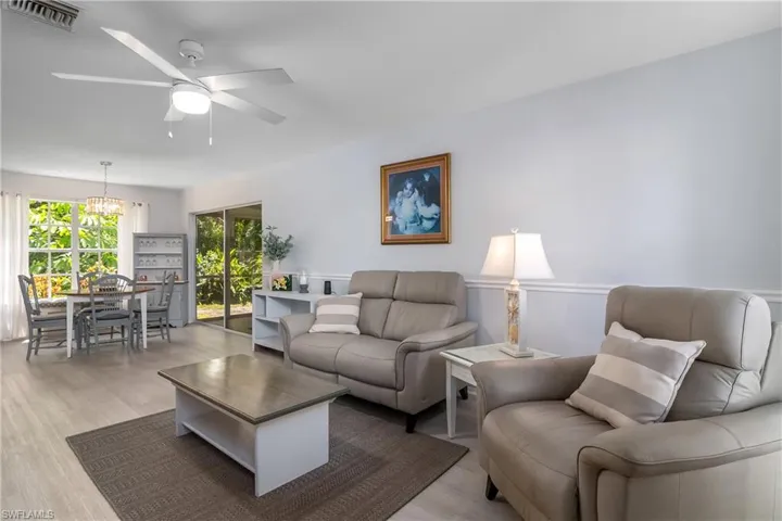 Ample sized great room.
