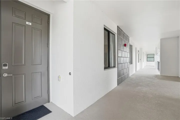 Doorway to property