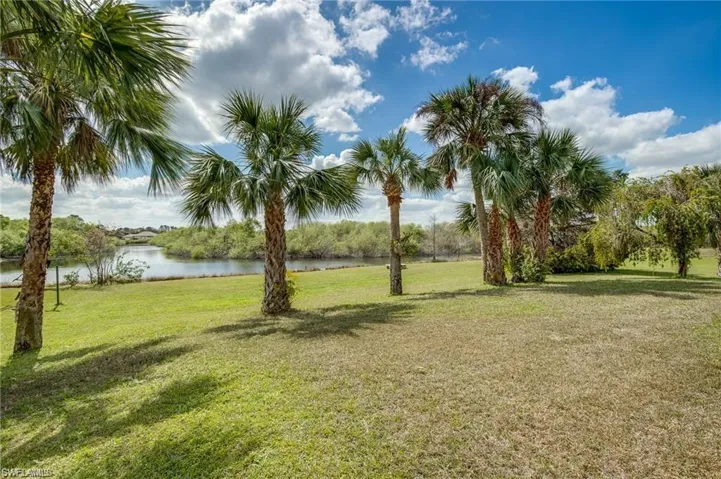 View of yard featuring a water view