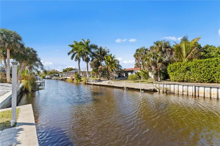 Dock with a water view
