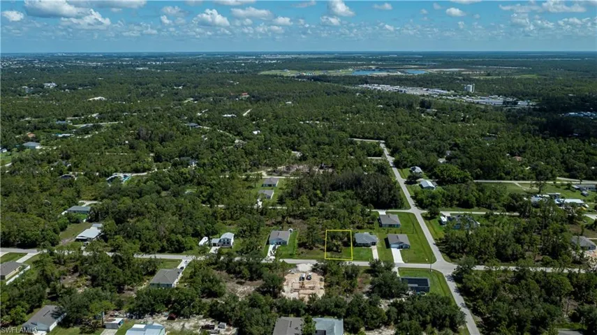 Aerial overview of property's location