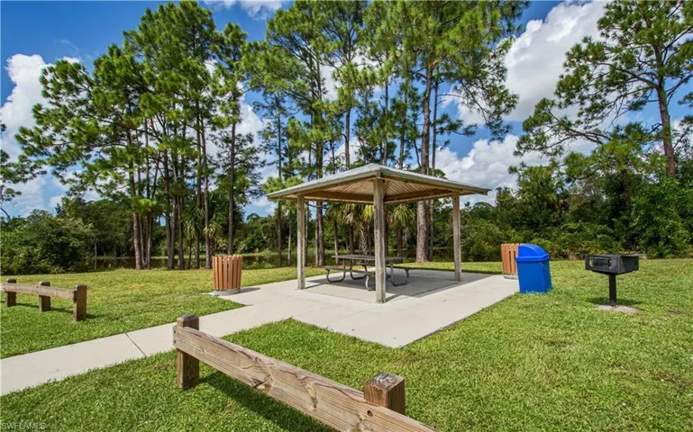 View of community featuring a gazebo