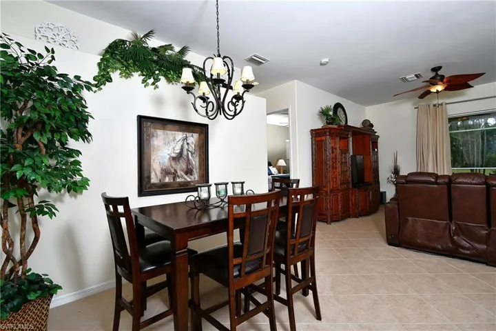 Spacious dining space for larger gatherings