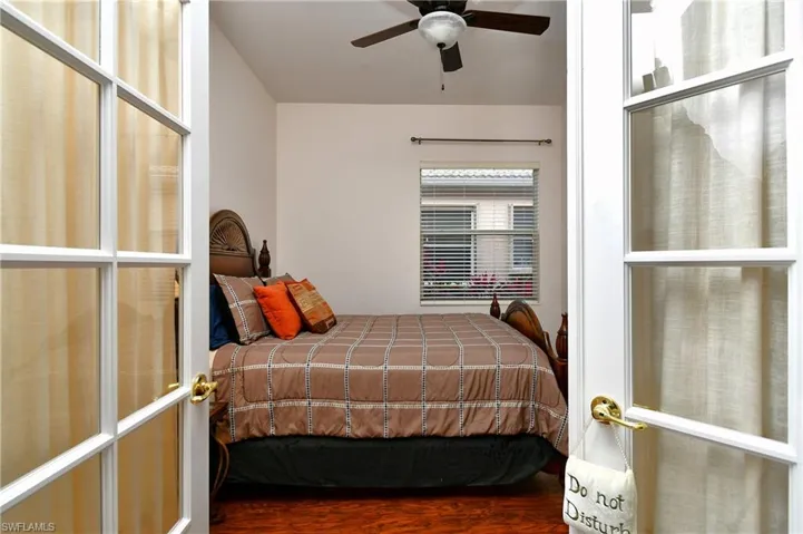 Flex room can be used for a bedroom or den