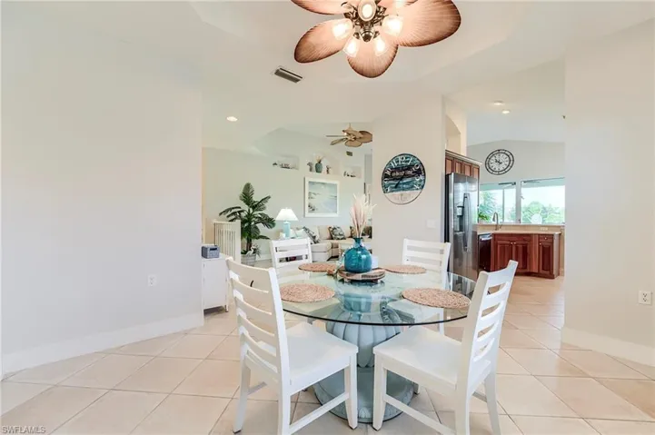 Formal dining off the kitchen and living room