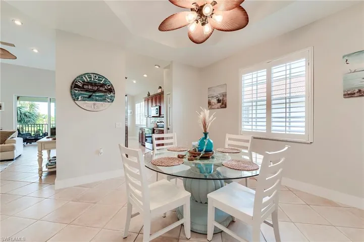 Plantation shutters at all windows