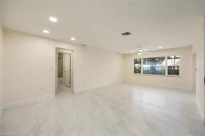 Family room off kitchen