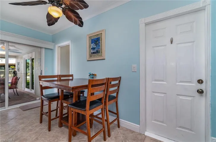 Inside Dining Area opens to Outside Dining!