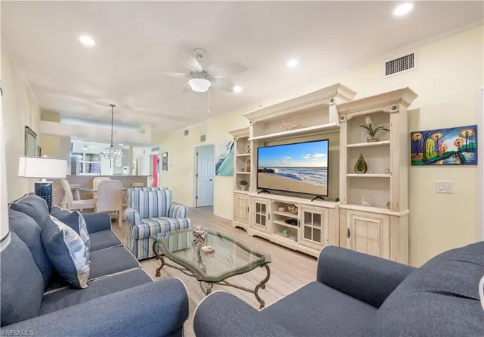 Living room with plenty of seating