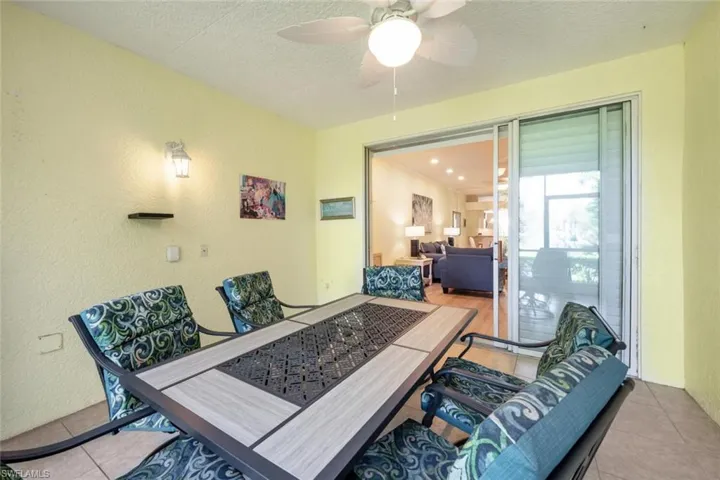 Great outdoor dining, room for summer kitchen