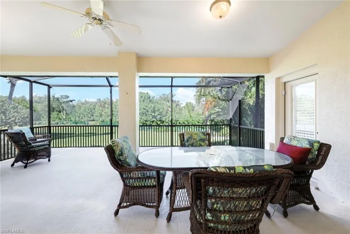 Lanai is located on a Stem Wall- Sits high, overlooks the Greenspace- Peaceful