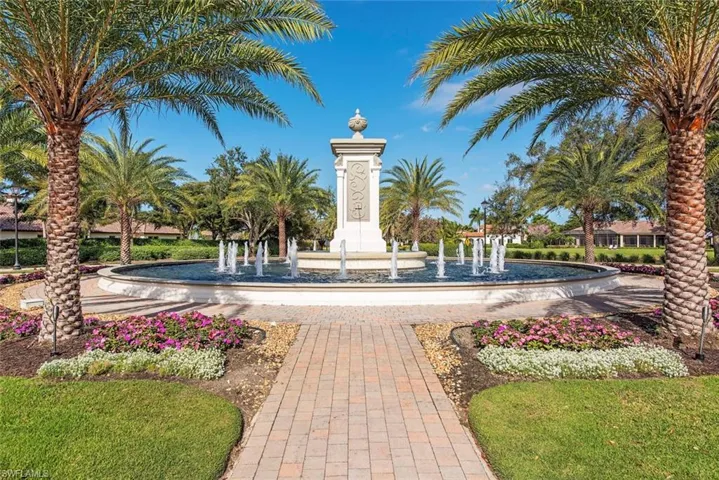Front fountain