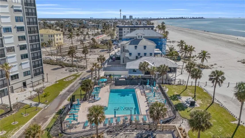 Drone / aerial view with a water view virtually enhanced image