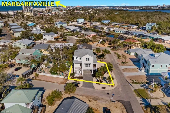 Spacious - Elevated - Pool Home - Close to Margaritaville - Bird's eye view featuring a residential view  - Virtually Edited Image