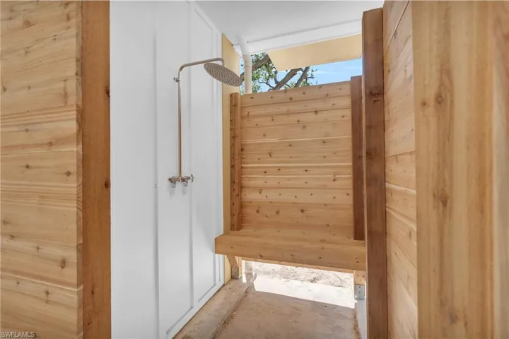outdoor shower