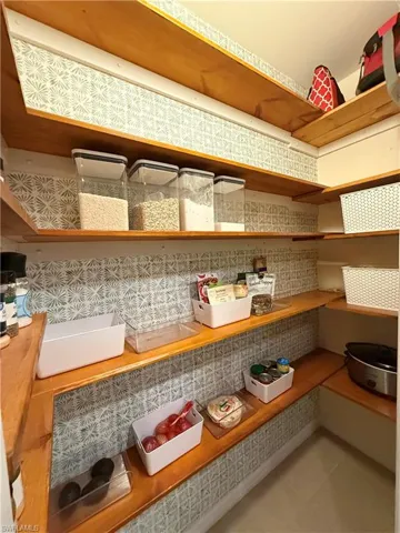 View of storage area