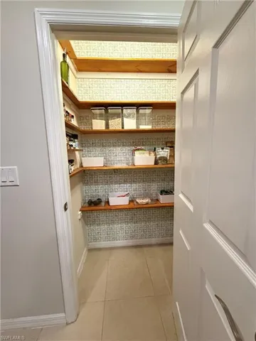 View of storage area