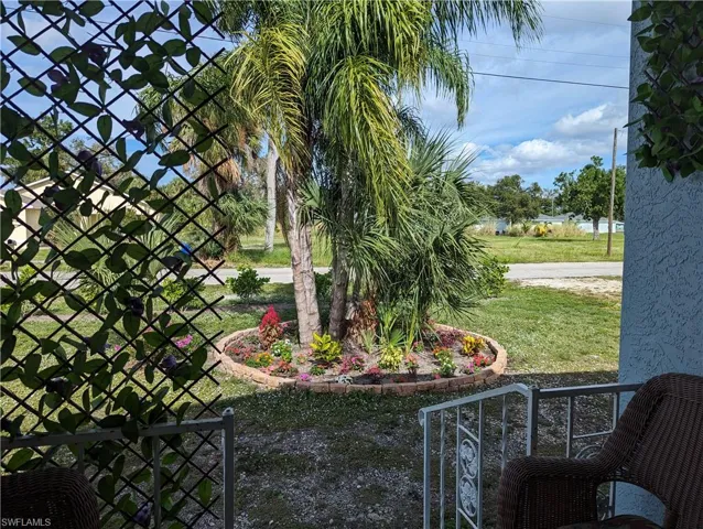 View of yard from front porch