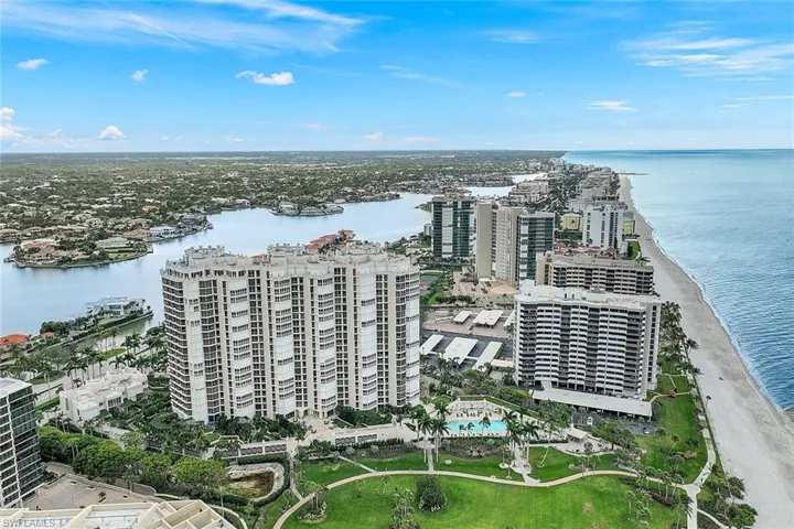 The Brittany, an elegant Beachfront residence in the heart of Park Shore, adjacent to The Village on Venetian Bay
