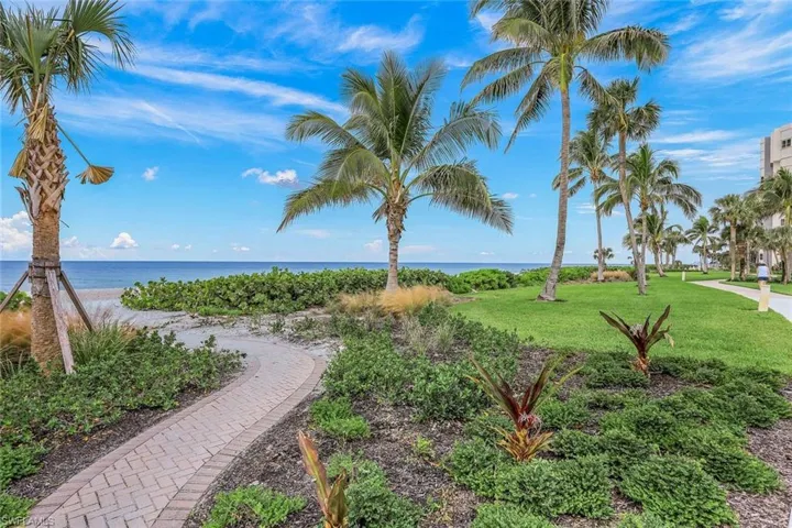 Beach access and the 1.25 mile Park Shore Beachfront Promenade