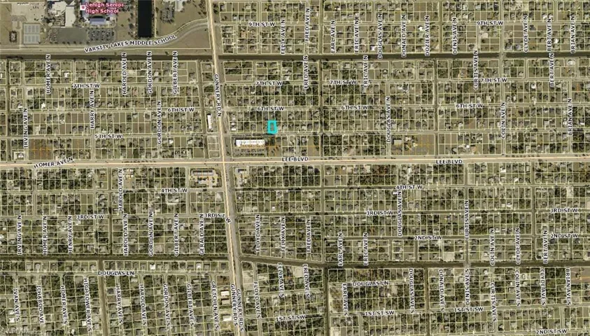 Aerial overview of property's location