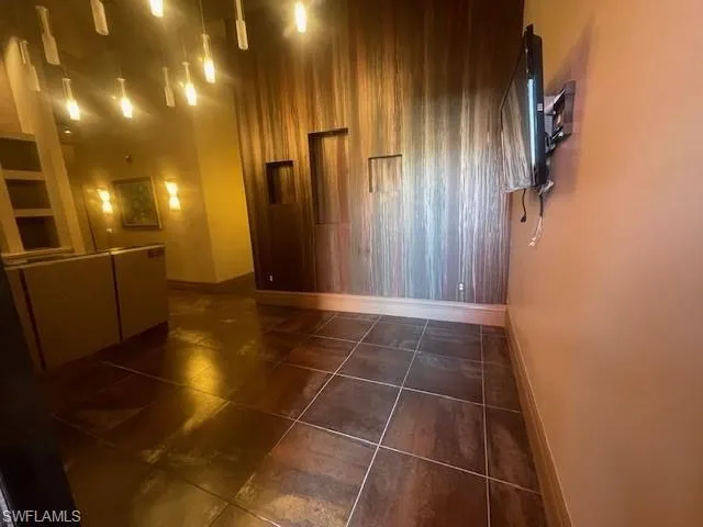 View of tiled lobby
