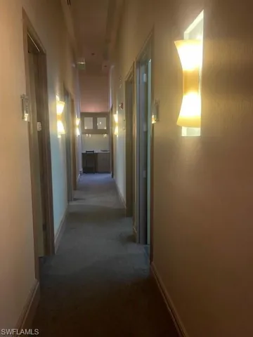 View of carpeted office